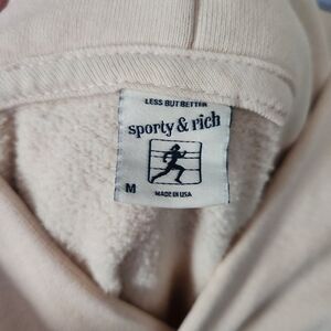 Sporty & Rich - Cream Beige - Pullover Sweatshirt Hoodie